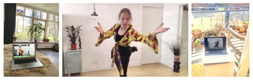 Wereldconditie Online, Online lessen dans, online les Chi Kung, vermoeidheid, stress, ontspannen, corona stress, thuis online dansen, gezondheid workshops, thuiswerken corona
